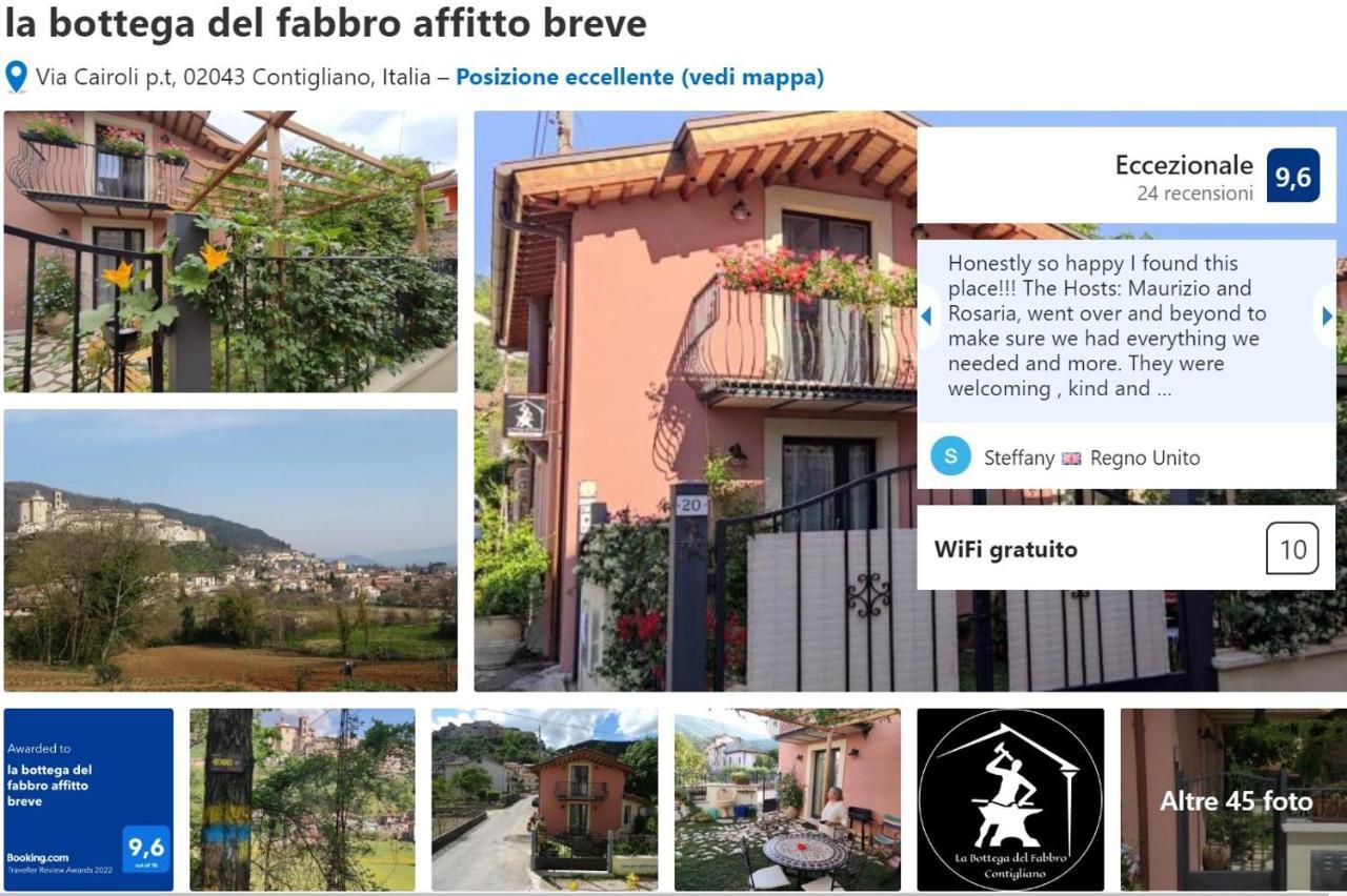 康蒂利亚诺La Bottega Del Fabbro Affitto Breve别墅 外观 照片